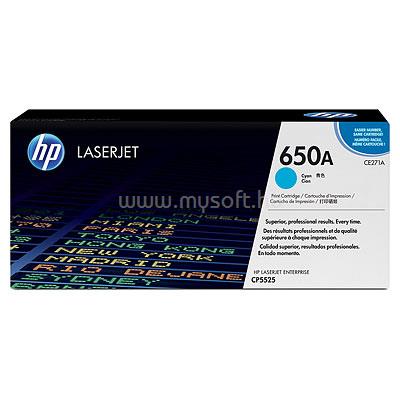 HP LaserJet CE271A 650A festékkazetta, cián (13 500 oldal)