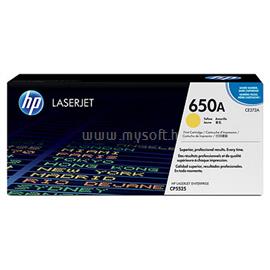 HP 650A Eredeti sárga LaserJet tonerkazetta (15 000 oldal) CE272A small