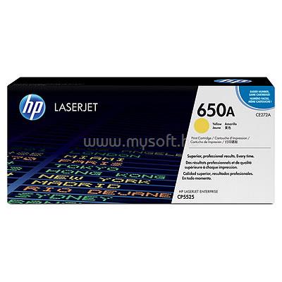 HP 650A Eredeti sárga LaserJet tonerkazetta (15 000 oldal)