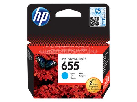 HP 655 Eredeti cián Advantage tintapatron (600 oldal)