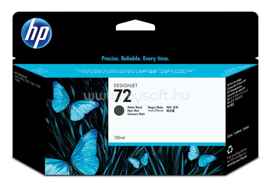 HP 72 Eredeti matt fekete tintapatron (130ml)