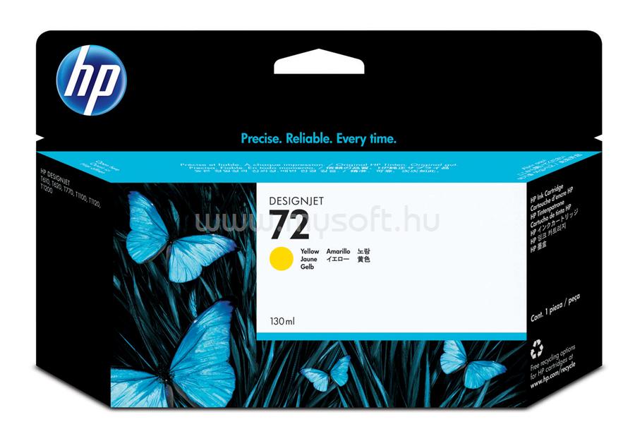 HP 72 Eredeti sárga tintapatron (130ml)