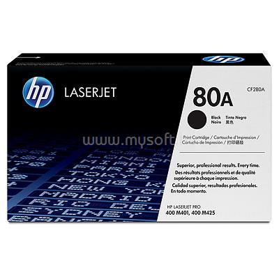 HP 80A Eredeti fekete LaserJet tonerkazetta (2560 oldal)