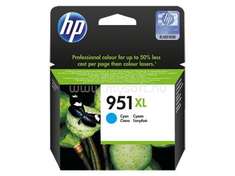 HP 951XL Eredeti cián nagy kapacitású tintapatron (1500 oldal)