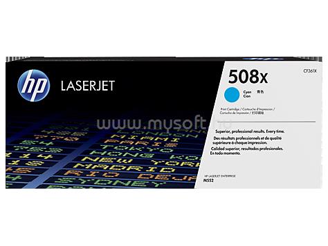 HP 508X Eredeti cián LaserJet tonerkazetta (9500 oldal)