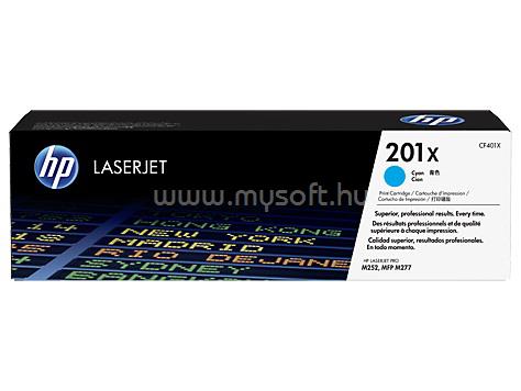 HP 201X Eredeti cián LaserJet tonerkazetta (2300 oldal)