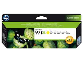 HP 971XL Eredeti sárga nagy kapacitású tintapatron (6600 oldal) CN628AE small