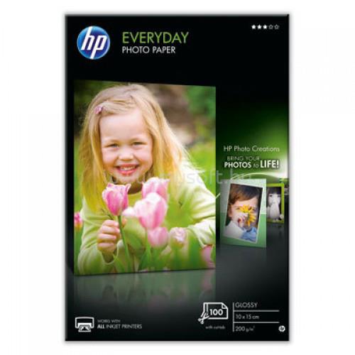 HP Általános fényes fotópapír - 100 lap/10x15 cm