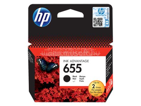 HP 655 Eredeti fekete Advantage tintapatron (550 oldal)