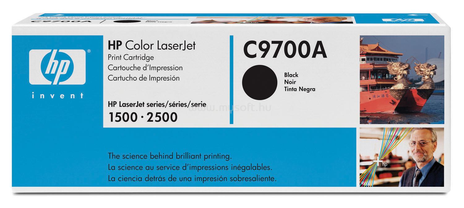 HP Color LaserJet C9700A Black Print Cartridge C9700A large