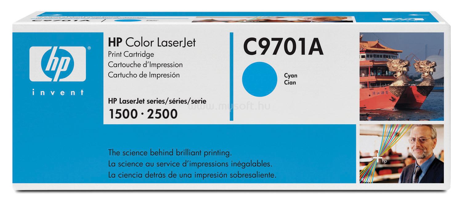 HP Color LaserJet C9701A Cyan Print Cartridge C9701A large