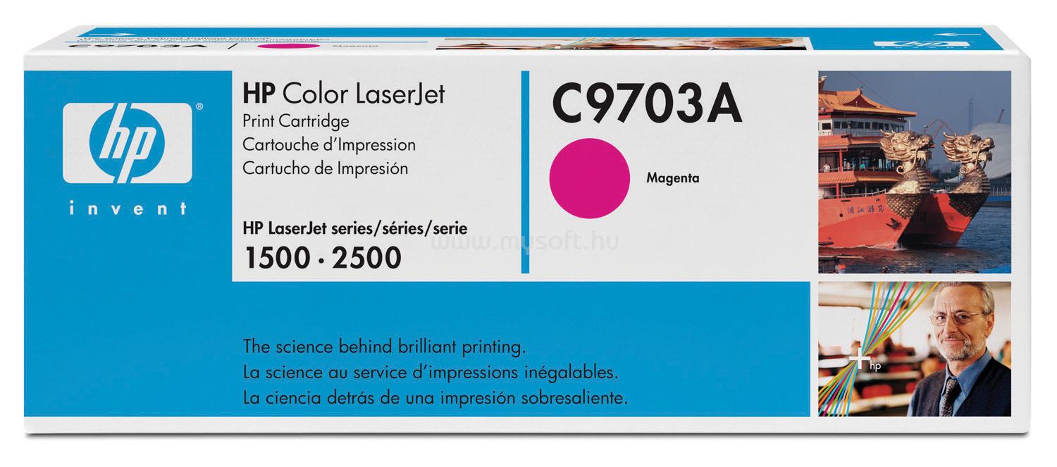 HP Color LaserJet C9703A Magenta Print Cartridge C9703A large