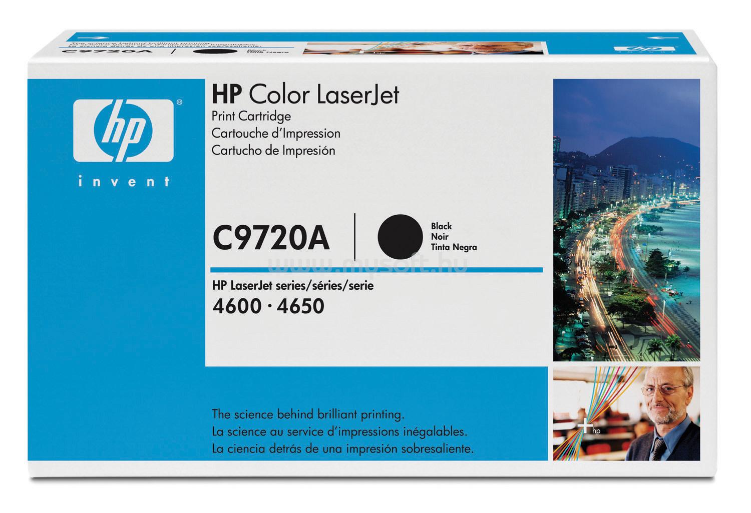 HP Color LaserJet C9720A Black Print Cartridge C9720A large