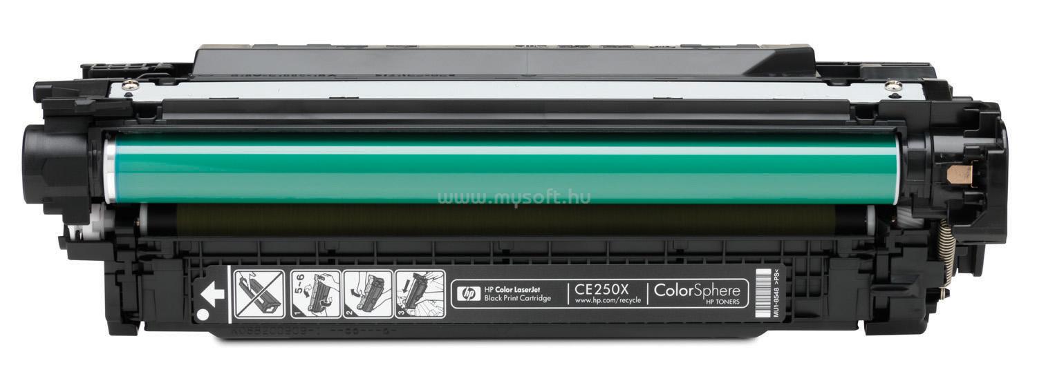 HP LaserJet CE250X 504X festékkazetta, fekete (10 500 oldal) CE250X large