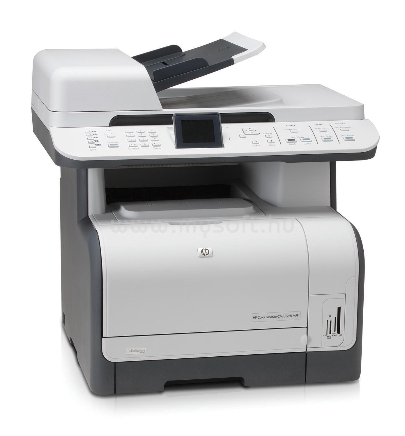 HP Color LaserJet CM1312nfi Multifunction Printer CC431A large