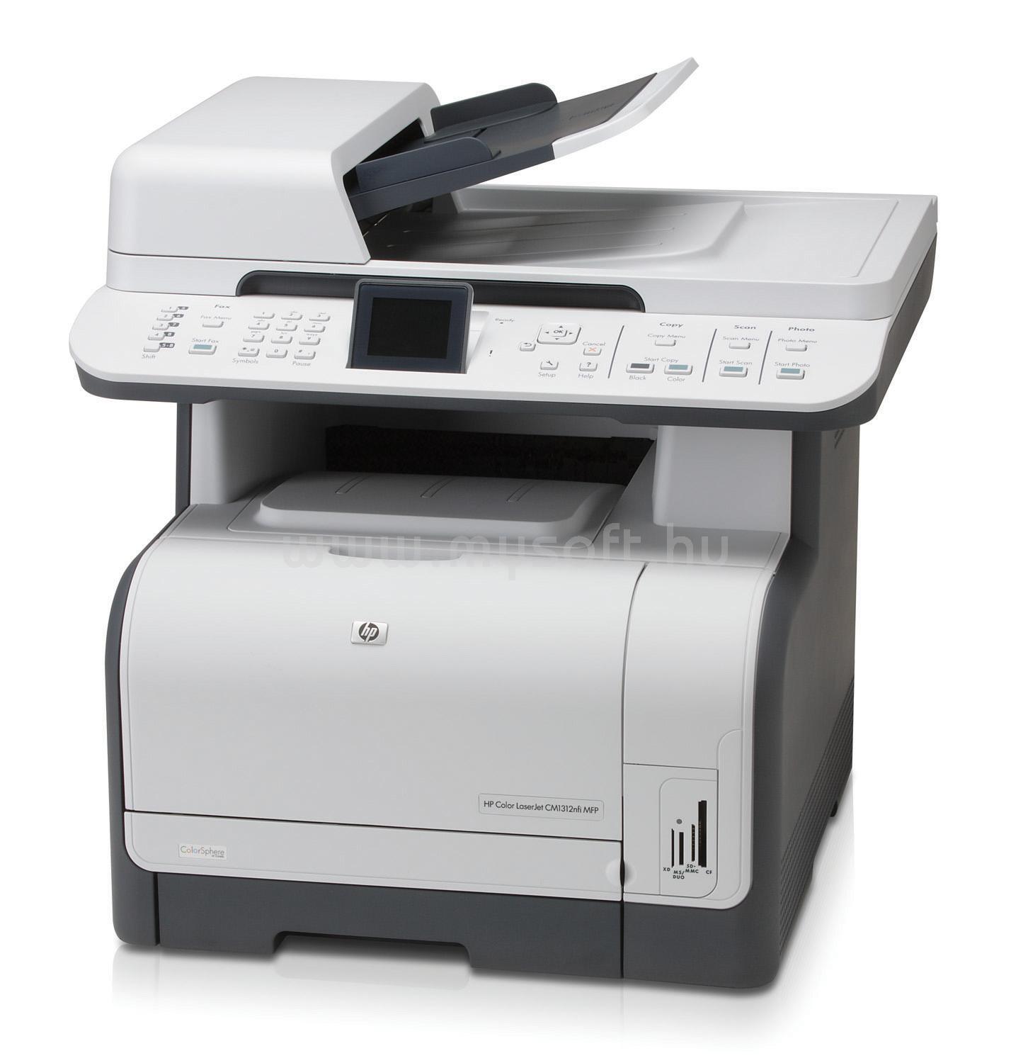 HP Color LaserJet CM1312nfi Multifunction Printer CC431A large