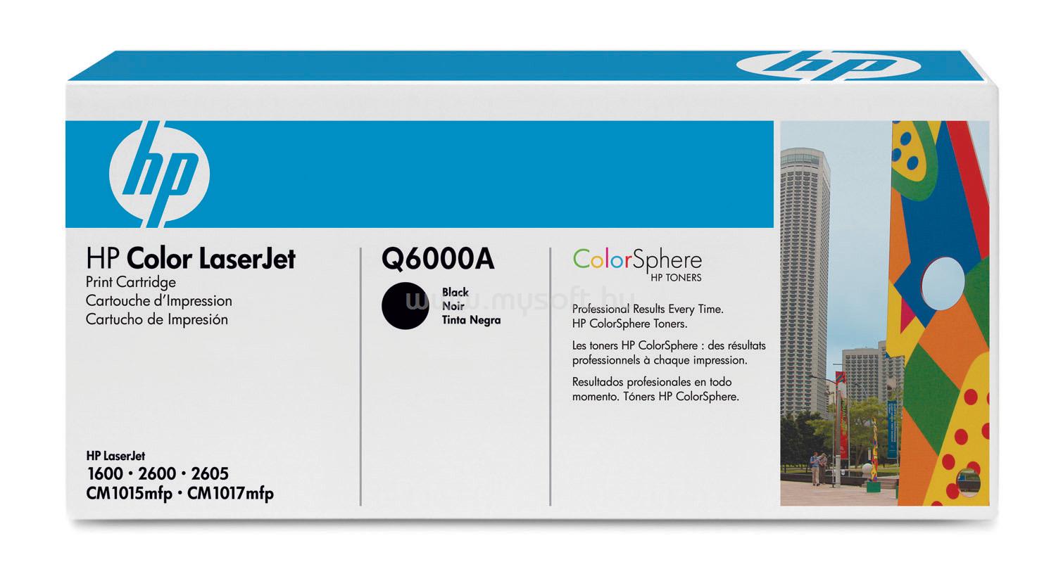 HP Color LaserJet Q6000A Black Print Cartridge Q6000A large
