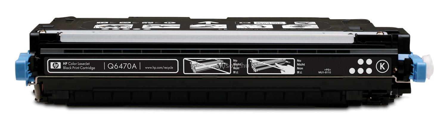 HP Color LaserJet Q6470A Black Print Cartridge Q6470A large
