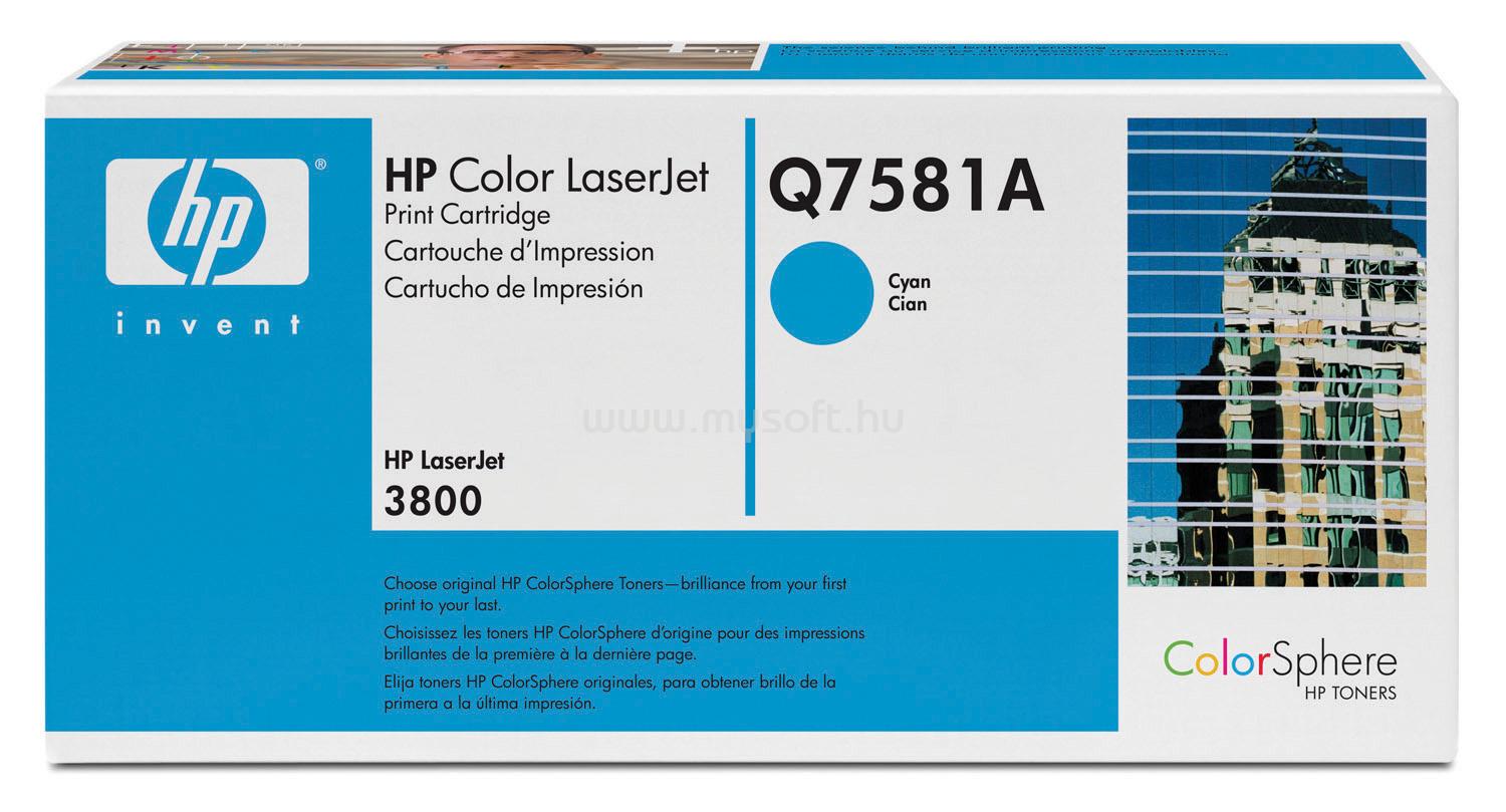 HP Color LaserJet Q7581A Cyan Print Cartridge Q7581A large