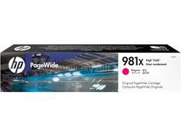 HP 981X Eredeti bíbor nagy kapacitású PageWide tintapatron (10 000 oldal) L0R10A small