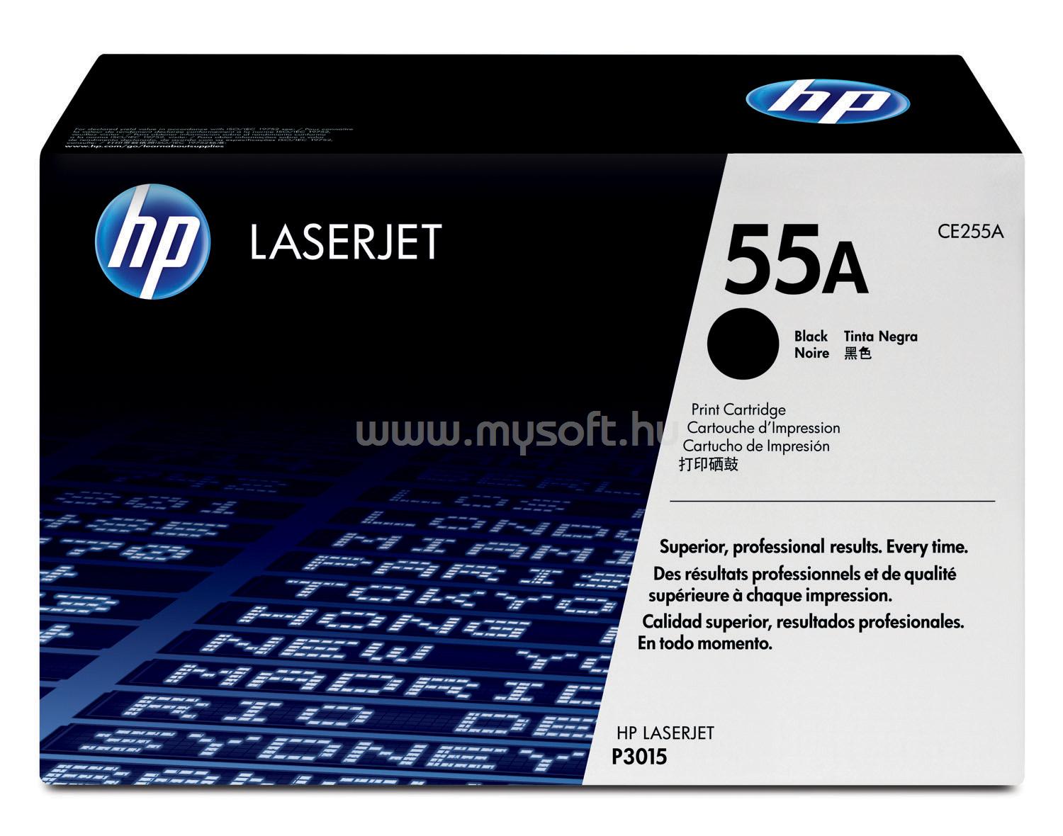 HP 55A Eredeti fekete LaserJet tonerkazetta (6000 oldal)