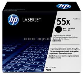 HP 55X Eredeti fekete LaserJet tonerkazetta (12 500 oldal) CE255X small