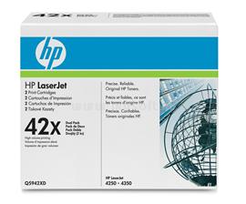 HP LaserJet Q5942X Dual Pack Black Print Cartridge Q5942XD small