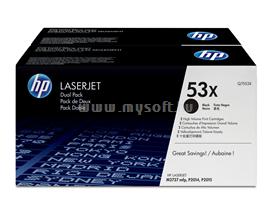 HP LaserJet Q7553X Dual Pack Black Print Cartridges Q7553XD small