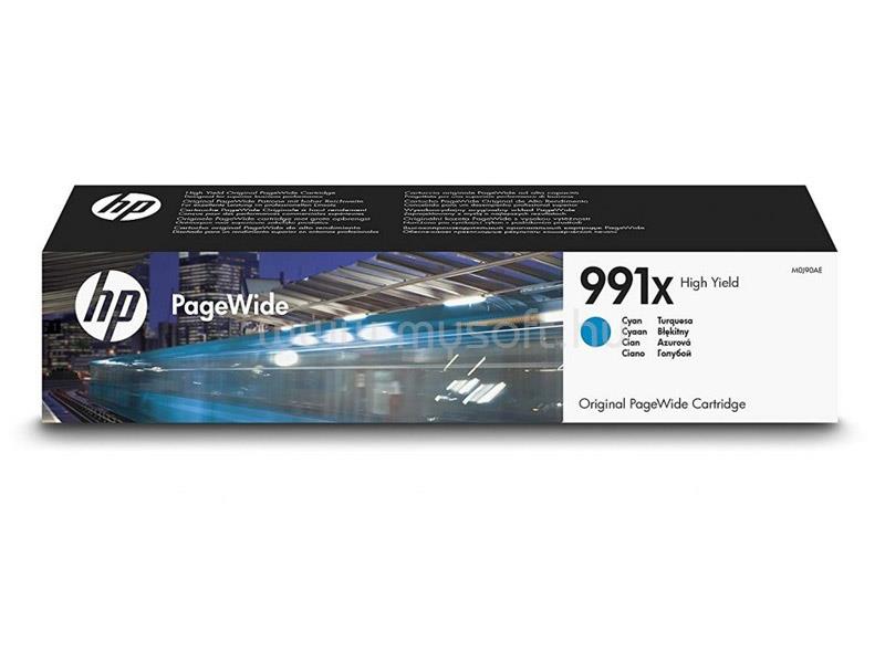 HP 991X Eredeti cián nagy kapacitású PageWide tintapatron (16 000 oldal)