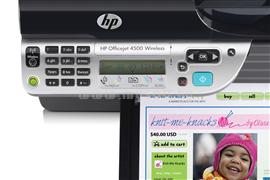 HP Officejet 4500 Wireless All-in-One Printer CN547A small