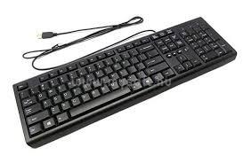 HP PR1101U Billentyűzet USB, Horvát kiosztású (fekete)