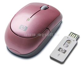 HP Pink Wireless Laser Mini Mouse KJ453AA small