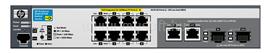 HP ProCurve 2520-8 PoE Switch J9137A small