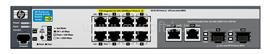 HP ProCurve 2520G-8 PoE Switch J9298A small