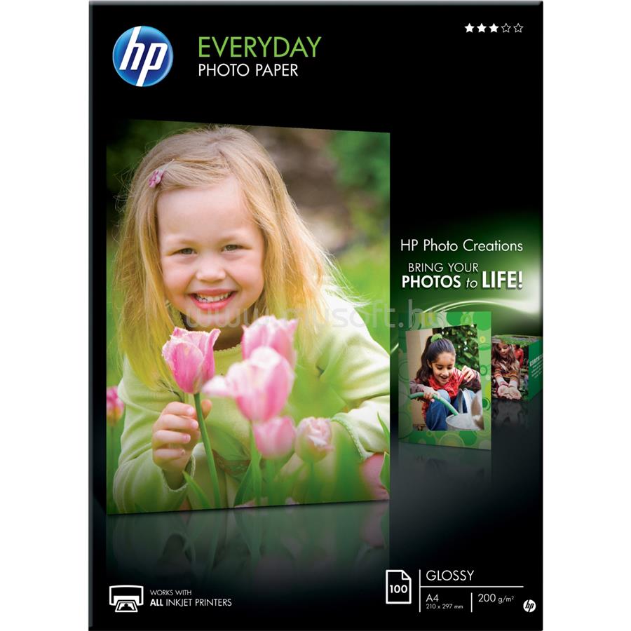 HP Általános fényes fotópapír - 100 lap/A4
