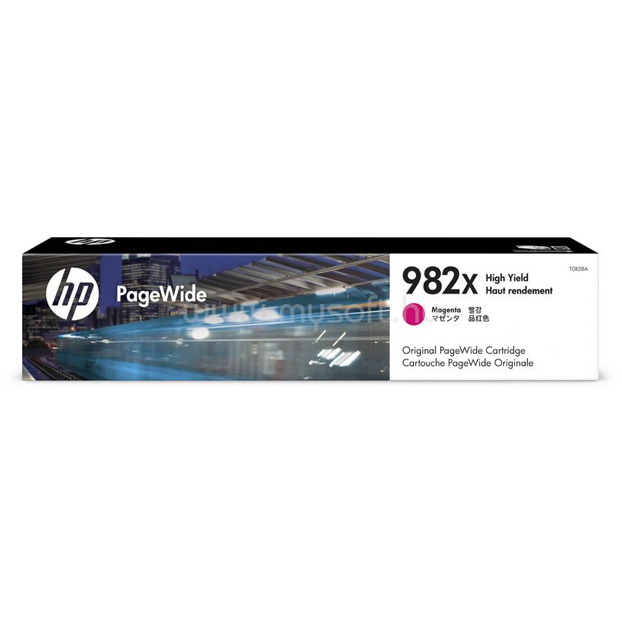 HP 982X Eredeti bíbor nagy kapacitású PageWide tintapatron (16 000 oldal)