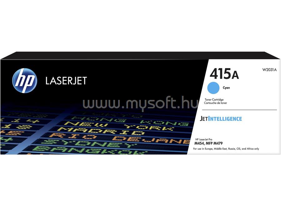 HP 415A Eredeti cián LaserJet tonerkazetta (2100 oldal)