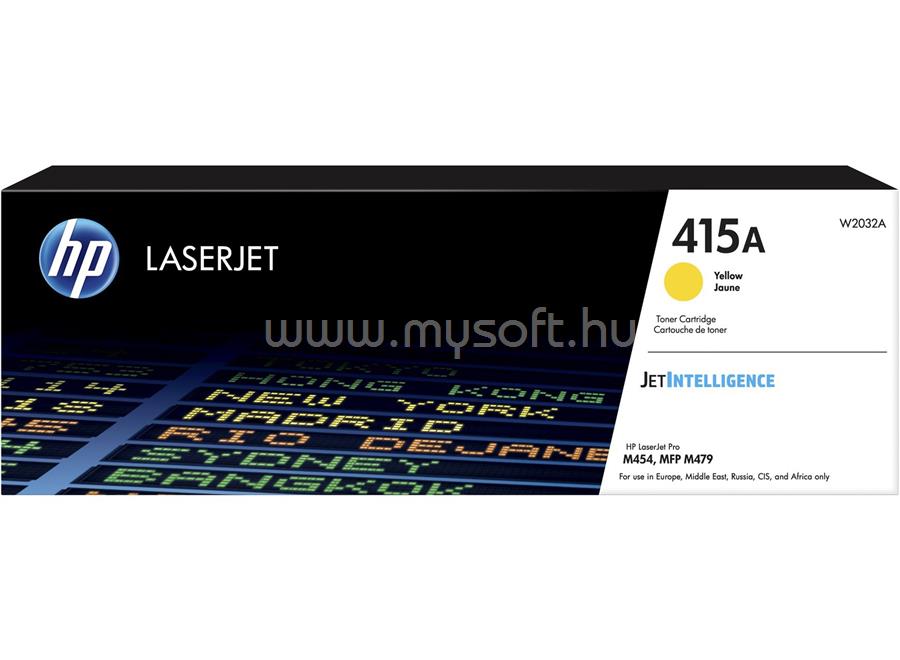 HP 415A Eredeti sárga LaserJet tonerkazetta (2100 oldal)