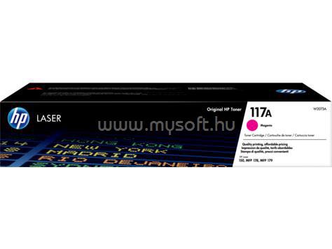HP 117A Eredeti bíbor LaserJet tonerkazettar (700 oldal)