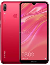 HUAWEI Y7 2019 6,26" LTE 32GB Dual SIM korall piros okostelefon 51093HEW small