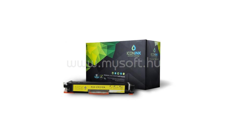 ICONINK Utángyártott ICONINK sárga toner, HP CE312A / CRG-129 / CRG-329 / CRG-429 / CRG-