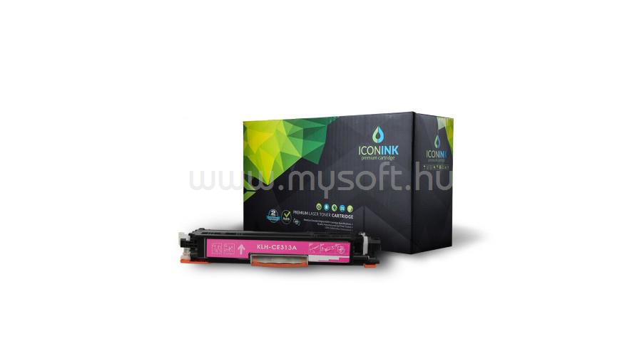 ICONINK Utángyártott bíborpiros toner HP CE313A CRG129 CRG329 CRG429 CRG529 CRG729 CRG929
