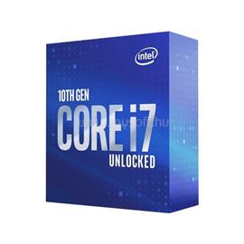 INTEL Core i7-10700K (8 Cores, 16M Cache, 3.80 up to 5.10 GHz, FCLGA1200) Dobozos, hűtés nélkül BX8070110700K small