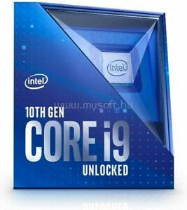 INTEL Core i9-10900K (10 Cores, 20M Cache,3.70 up to 5.30 GHz, FCLGA1200) Dobozos, hűtés nélkül
