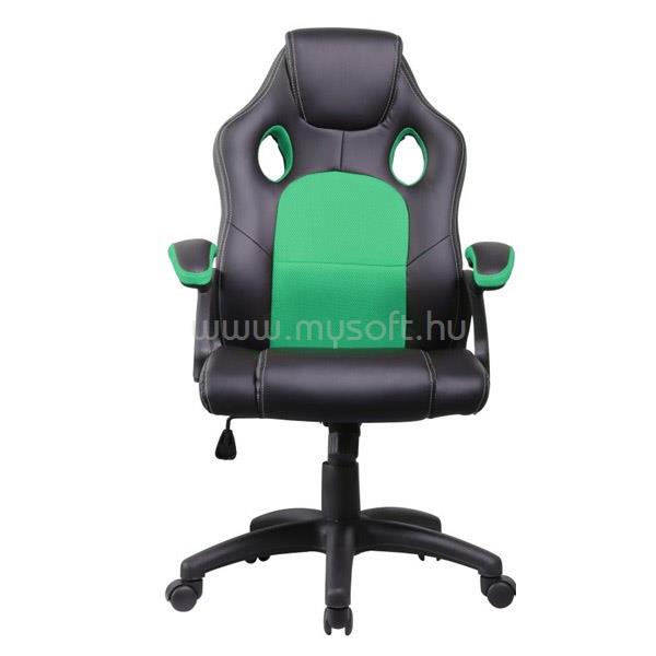 IRIS GCH102BE Gamer szék (fekete/zöld)