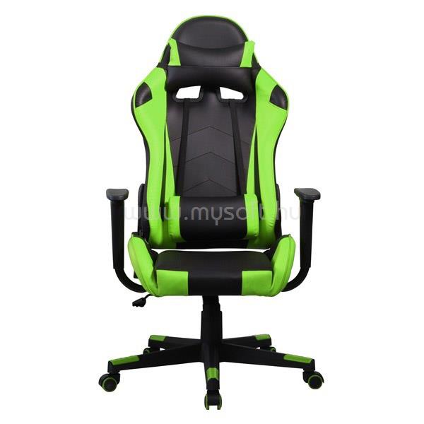 IRIS GCH201BE Gamer szék (fekete/zöld)