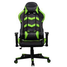 IRIS GCH203BE Gamer szék (fekete/zöld) GCH203BE small