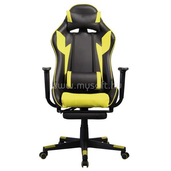 IRIS GCH204BC_FT Gamer szék (fekete/sárga)