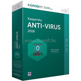 KASPERSKY Antivirus HUN 1 Felhasználó 1 év dobozos vírusirtó szoftver KAV-KAVD-0001-LN12 small