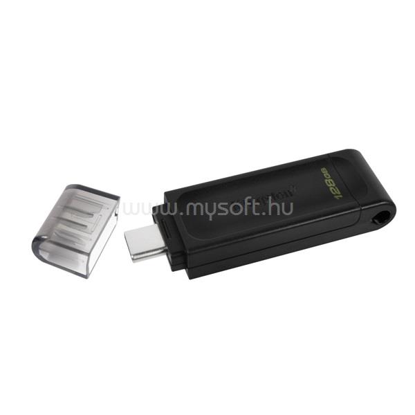 KINGSTON DT 70 Pendrive 128GB USB-C 3.2 Gen 1 (fekete)